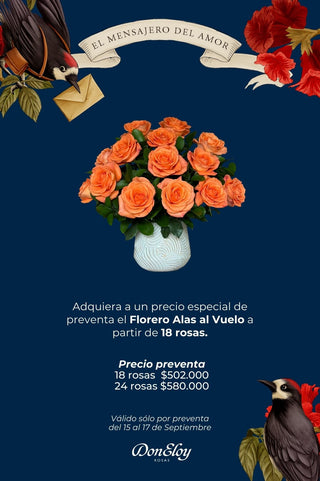 Florero Alas al Vuelo