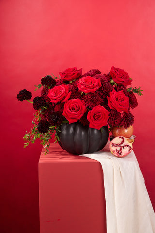 Small Rome Wooden Base Vase