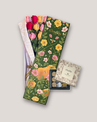 Caja mujer refugio del alma + chocolates