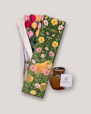 Caja mujer refugio del alma + Miel la conchita