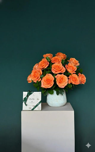 Florero Alas del vuelo + Chocolates